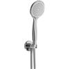 Herzbach LIVING SPA set doccia con presa d'acqua e supporto, 1 tipo di getto, 11.620224.2.01, LIVING SPA cromo [Rubinetteria Bagno > Set Doccia]