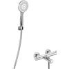 HSK Universal rubinetto vasca esterno con termostatico, 1000109-R, Universal cromo/bianco [Rubinetteria Bagno > Rubinetteria Vasca]
