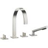 Dornbracht MEM rubinetto bordo vasca, miscelatore a due comandi, 27532782-06, MEM platino opaco [Rubinetteria Bagno > Rubinetteria Vasca]