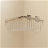 Cosmic duo square portaoggetti doccia, WJB264A0041001, 2640141 duo square cromo [Accessori Bagno > Mensole Doccia]