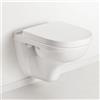 Villeroy & Boch O.novo WC sospeso Compact versione corta, 5688H1R1, Compact O.novo bianco [WC > WC Sospesi]