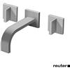 Dornbracht MEM rubinetto lavabo a parete, 36707782-06, MEM platino opaco [Rubinetteria Bagno > Rubinetteria Lavabo]