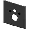 TECE lux piastra in vetro per WC standard, 9650105, lux nero [Elementi ad Incasso > Accessori per Elementi Incasso]