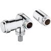 Grohe Eggemann valvola di collegamento dell'unità, 3/4" x 3/4", 41040000, Eggemann cromo [Rubinetteria Bagno > Rubinetti Filtro]