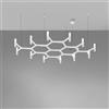 NEMO Crown Plana Mega lampada a sospensione, G9, CRO HWW 57, Crown Plana Mega; Crown [Lampade per Interni > Lampade a Sospensione]