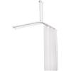 Hewi 801 asta per tenda da doccia, set completo, con collegamento a soffitto, 801.34.1062 99, 801 bianco puro [Accessori Bagno > Tende Doccia]
