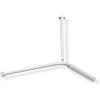 Hewi 801 asta per tenda da doccia, con collegamento a soffitto, 801.34.1461 98, 801 bianco segnale [Accessori Bagno > Tende Doccia]