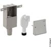 Geberit Universal sifone da incasso, 152232001, Universal acciaio inox spazzolato/bianco [Rubinetteria Bagno > Sistemi di Scarico]