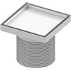 TECE drainpoint S copertura per scarico bagno, 3660011, drainpoint S acciaio inox levigato [Canaline Doccia e Scarichi Bagno > Scarichi Bagno]