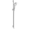 hansgrohe Croma Select S set doccia con asta saliscendi, 3 tipi di getto, 26571400, Croma Select S cromo/bianco opaco [Rubinetteria Bagno > Set Doccia]