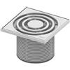 TECE drainpoint S copertura per scarico bagno, 3660003, drainpoint S acciaio inox levigato [Canaline Doccia e Scarichi Bagno > Scarichi Bagno]