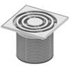 TECE drainpoint S copertura per scarico bagno, 3660004, drainpoint S acciaio inox levigato [Canaline Doccia e Scarichi Bagno > Scarichi Bagno]