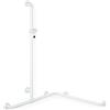 Hewi 801 asta saliscendi, con maniglia di sostegno, 801.35D320 98, 801 bianco segnale [Rubinetteria Bagno > Doccette / Supporti]