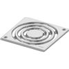 TECE drainpoint S copertura per scarico bagno, 3665001, drainpoint S acciaio inox levigato [Canaline Doccia e Scarichi Bagno > Scarichi Bagno]