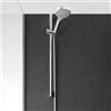 hansgrohe Croma Select E set doccia con asta saliscendi, 3 tipi di getto, 26583400, Croma Select E cromo/bianco opaco [Rubinetteria Bagno > Set Doccia]
