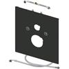 TECE lux piastra in vetro per WC per smart WC Duravit, 9650107, lux nero [Elementi ad Incasso > Accessori per Elementi Incasso]
