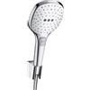 hansgrohe Raindance Select E set doccia con supporto, 3 tipi di getto, 26720400, Raindance Select E bianco/cromo [Rubinetteria Bagno > Set Doccia]