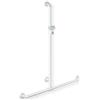 Hewi 801 asta saliscendi, con maniglia di sostegno, 801.35D420 98, 801 bianco segnale [Rubinetteria Bagno > Doccette / Supporti]