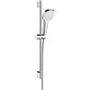 hansgrohe Croma Select E set doccia con asta saliscendi, 1 tipo di getto, 26584400, Croma Select E cromo/bianco opaco [Rubinetteria Bagno > Set Doccia]