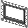 TECE loop / square / now telaio di installazione WC per montaggio a filo, 9240644, loop; square; now metallo [Placche di Scarico > Accessori per Placche di Scarico]