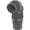 TECE profil gomito di collegamento WC flessibile DN 90, 9820317, profil nero [Elementi ad Incasso > Accessori per Elementi Incasso]