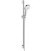 hansgrohe Croma Select S set doccia con asta saliscendi, 1 tipo di getto, 26574400, Croma Select S cromo/bianco opaco [Rubinetteria Bagno > Set Doccia]