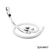 Duravit Quadroval set scarico e troppopieno con funzione di riempimento set completo, 791228000001000, Quadroval cromo [Rubinetteria Bagno > Sistemi di Scarico]