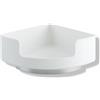 Hewi 802 LifeSystem portaoggetti doccia, 802.03.220 99, 802 LifeSystem bianco puro/cromo [Accessori Bagno > Mensole Doccia]