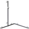 Hewi Universal asta saliscendi, con maniglia di sostegno, 950.35.31091 92, Universal bianco segnale/grigio antracite [Rubinetteria Bagno > Doccette / Supporti]