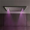 Herzbach LIVING SPA soffione doccia, 3 tipi di getto, 11.600385.2.09, LIVING SPA; LIVING SPA iX acciaio inox spazzolato [Rubinetteria Bagno > Soffioni Doccia]