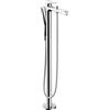 hansgrohe Metris rubinetto vasca a pavimento, miscelatore monocomando, 31471000, Metris cromo [Rubinetteria Bagno > Rubinetteria Vasca]