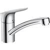 hansgrohe Logis M31 rubinetto da cucina, bassa pressione, orientabile, 71831000, Logis M31 cromo [Rubinetteria da Cucina > Rubinetti da Cucina]