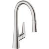 hansgrohe Talis M51 rubinetto da cucina, orientabile, 72813800, Talis M51 acciaio inox spazzolato [Rubinetteria da Cucina > Rubinetti da Cucina]