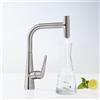 hansgrohe Talis Select M51 rubinetto da cucina, orientabile, estraibile, 72821800, Talis Select M51 acciaio inox spazzolato [Rubinetteria da Cucina > Rubinetti da Cucina]