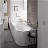 Bette Lux Oval Silhouette vasca da bagno ad angolo, con pannello laterale, 3425-000CERVS+B601-901, Lux Oval Silhouette bianco [Vasche da Bagno > Vasche da Bagno ad Angolo]