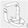 Geberit AquaClean Mera copertura di design, 243102111, AquaClean Mera bianco [WC > Ricambi WC]