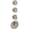 Herzbach Logic iX XL rubinetto doccia da incasso con termostatico, 11.523015.1.09, Logic iX XL; Logic iX PVD XL; Logic XL; SIRO; SIRO PVD GOLD; SIRO GREY; SIRO WHITE; SIRO BLACK acciaio inox spazzolato [Rubinetteria Bagno > Rubinetteria Doccia]