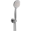 Herzbach LIVING SPA set doccia con presa d'acqua e supporto, 1 tipo di getto, 11.620224.4.01, LIVING SPA cromo [Rubinetteria Bagno > Set Doccia]