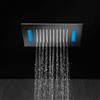 Herzbach Living Spa iX soffione doccia, 1 tipo di getto, 11.630300.2.09, Living Spa iX; Living Spa acciaio inox spazzolato [Rubinetteria Bagno > Soffioni Doccia]