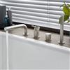 Herzbach Design iX rubinetto bordo vasca, miscelatore monocomando, 17.132500.1.09, Design iX acciaio inox spazzolato [Rubinetteria Bagno > Rubinetteria Vasca]