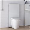 Geberit Monolith modulo sanitario A: 101 cm, per WC a pavimento, 131033SI5, Monolith bianco/alluminio spazzolato [Elementi ad Incasso > per WC e Bidet]