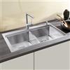 Blanco Divon lavello da cucina, 521663, II 8-IF Divon acciaio inox satinato lucido [Lavelli da Cucina > per Base Sottolavello a partire da 80 cm]