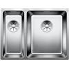Blanco Andano lavello da cucina, 522977, 340/180-U Andano acciaio inox satinato lucido [Lavelli da Cucina > per Base Sottolavello a partire da 60 cm]