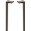 LAUFEN Space piedi per mobili da bagno, set da 2, H4112201601061, Space marrone scuro [Mobili da Bagno > Accessori per Mobili da Bagno]