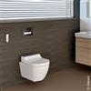 Geberit AquaClean Tuma smart WC sospeso Comfort con sedile WC, 146290FW1, Comfort AquaClean Tuma bianco/acciaio inox spazzolato [WC > Smart WC]