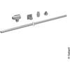 Geberit set di collegamento acqua per AquaClean Tuma accessori per WC, cassetta esterna WC, 147034001, AquaClean Tuma cromo [Accessori > per Ceramiche da Bagno]