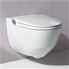 LAUFEN Cleanet Riva smart WC sospeso con sedile WC, H8206914000001, Cleanet Riva bianco/acciaio inox spazzolato [WC > Smart WC]