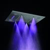 Herzbach LIVING SPA soffione doccia, 2 tipi di getto, 11.634800.2.01, LIVING SPA acciaio inox levigato [Rubinetteria Bagno > Soffioni Doccia]