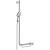 hansgrohe Raindance Select S set doccia con asta saliscendi e mensola, 3 tipi di getto, 26324000, Raindance Select S; Unica Comfort cromo [Rubinetteria Bagno > Set Doccia]