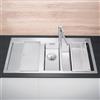 Blanco Claron lavello da cucina, 521645, 6 S-IF Claron acciaio inox satinato lucido [Lavelli da Cucina > per Base Sottolavello a partire da 60 cm]